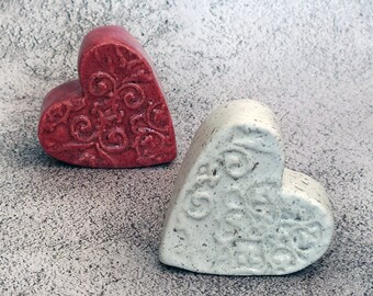 Ceramic Heart, Valentine Ceramic Heart, Decorative Ceramic Heart, Handmade Ceramic Heart, Valentine gift -READY TO SHIP