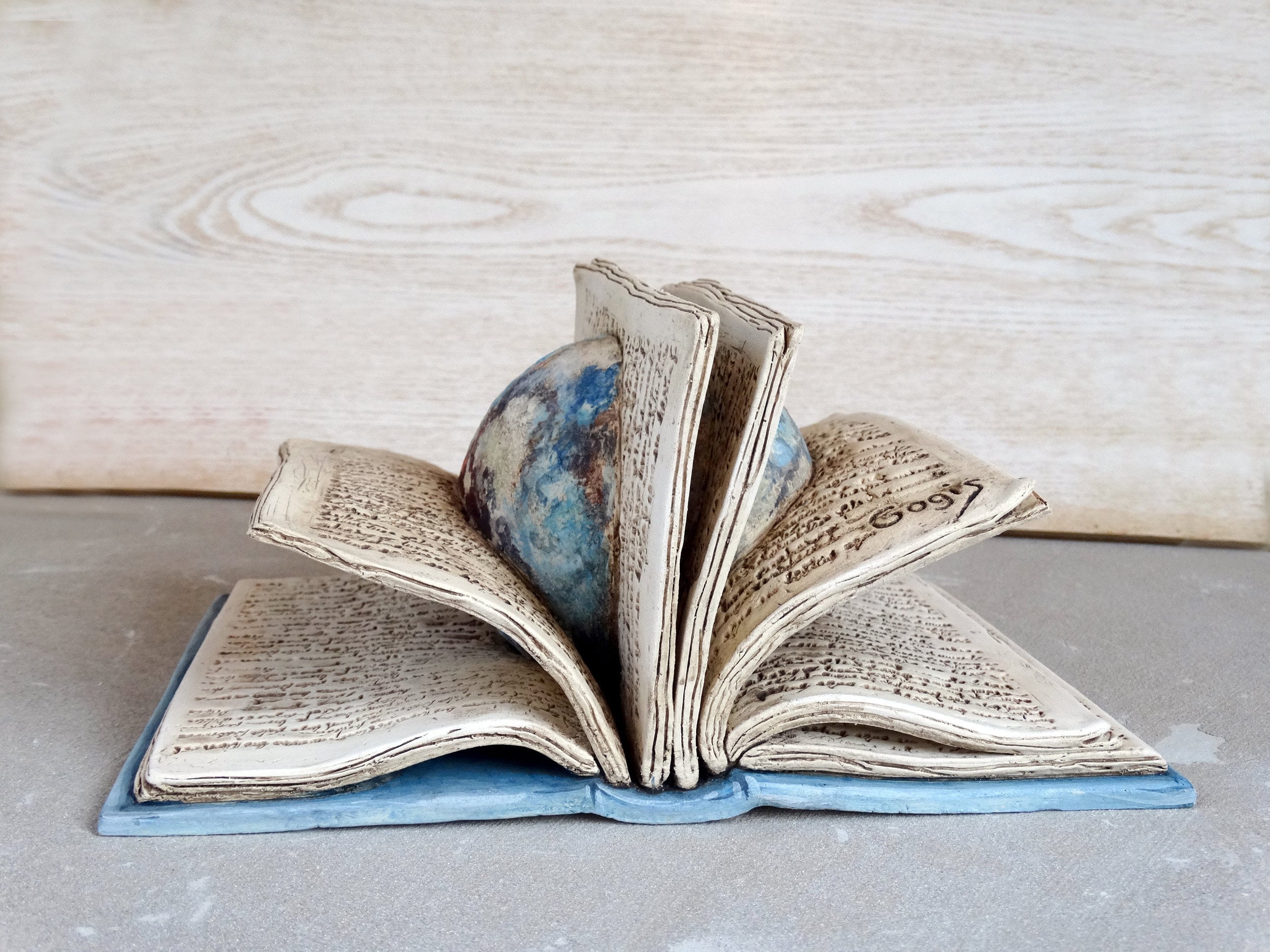 Ceramic Sculpture Book Ceramic Book Handbuild Ceramic Etsy