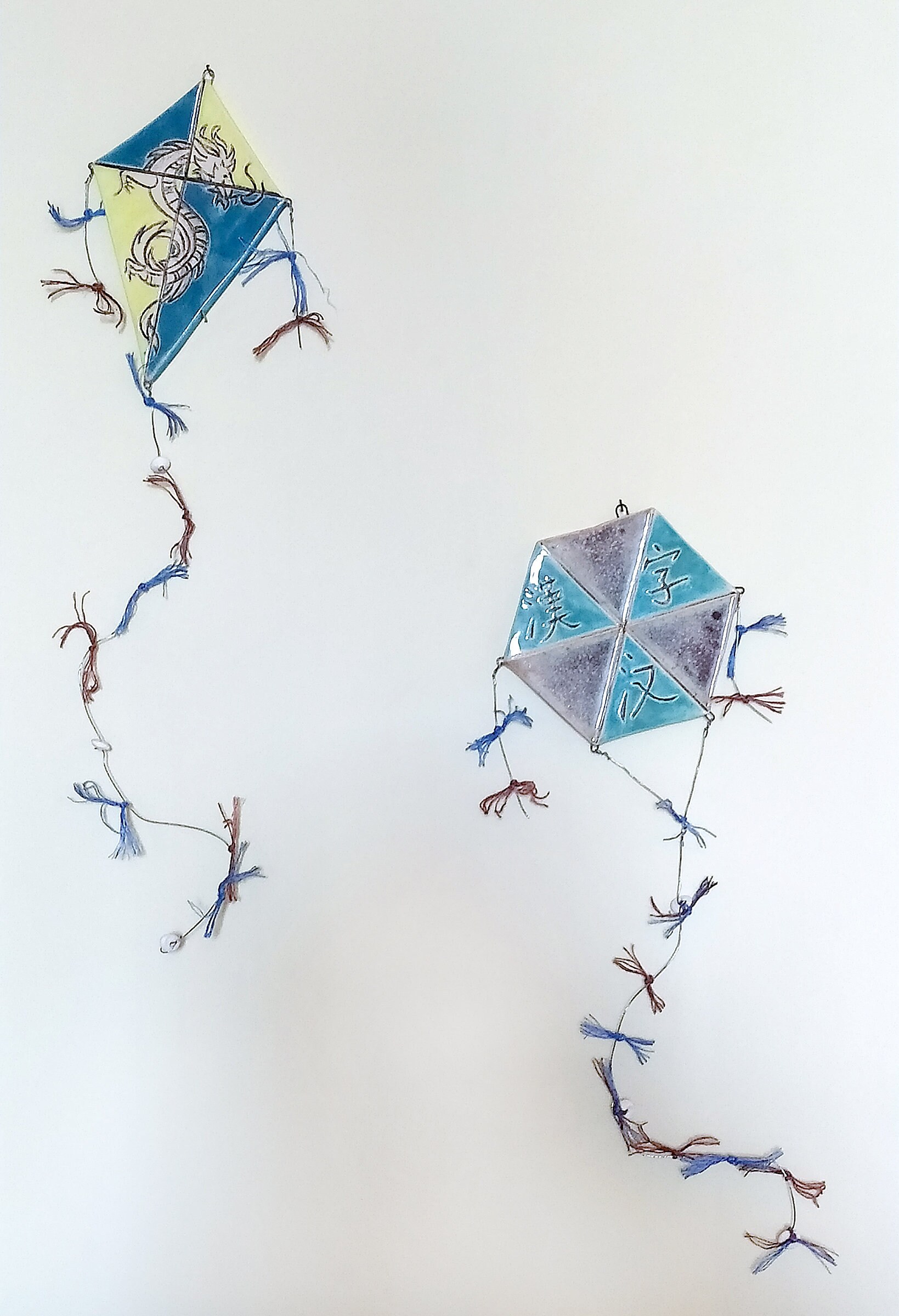 Ceramic Kite Hanging Wall Art Handmade ceramic kite Unique Etsy