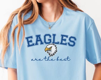 Custom Mascot Shirt with Logo, School Sports Team T-shirt, Cheer Team Mascot Shirt, School Spirit Wear, School Mascot T-shirt, Team Spirit