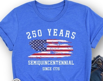 Chemise USA 250 rétro, chemise de la fête de l'indépendance, fête du 250e anniversaire de la chemise, t-shirt drapeau des États-Unis, chemise du 4 juillet, cadeau patriotique, cadeau de Noël