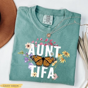 Comfort Colors® I Am Aunt Tifa Shirt, Aunties Against Fascists Tshirt, Political Awareness Tee, Activist Sweatshirt, Fight Fascists Shirt