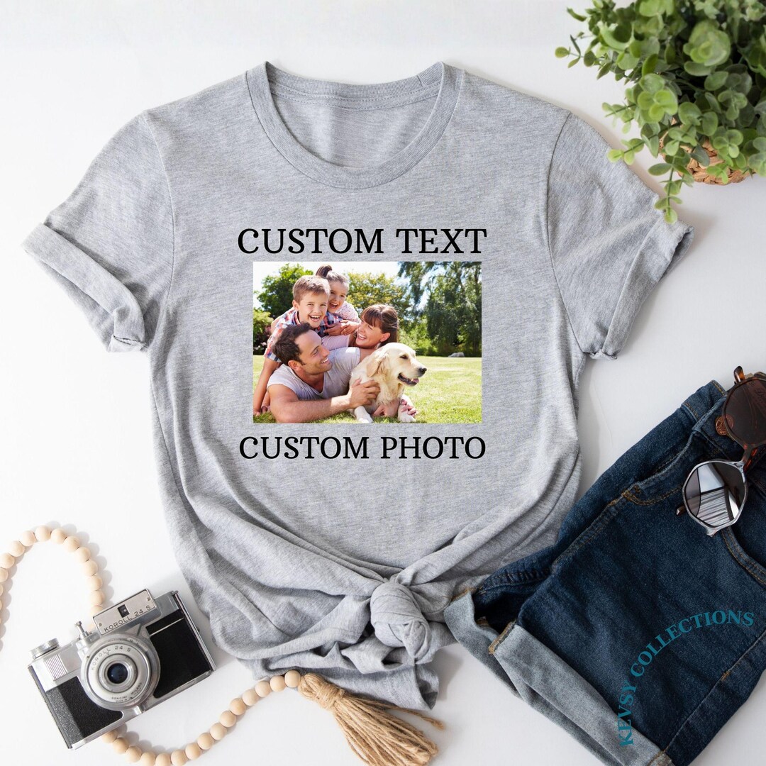 Custom Shirt, Custom Text or Custom Photo, Create Your Own Shirt, Your ...