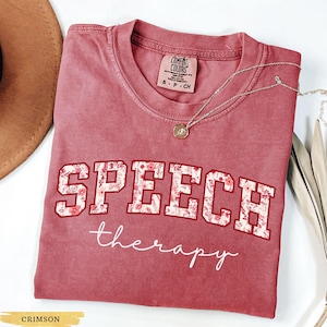 Comfort Colors® Speech Therapy Shirt SLP, SLPA Gift For Speech Therapist Group Shirt, Speech Language Pathologist Speech Pathologist Tee