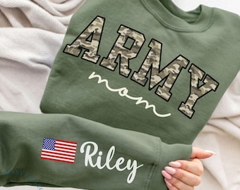 Personalized Army Mom Shirt, Proud Army Mom sweatshirt, Military Shirt, Military Mom Shirt, Cool Mom Shirt, Army Mom Hoodie, Shirt For Mom