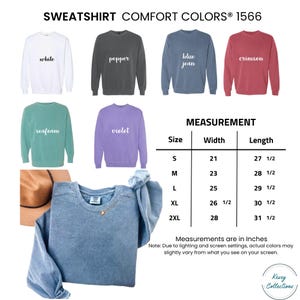 comfort colors sweatshirt