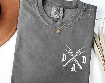 Comfort Colors® Halloween Dad Shirt, Funny Dad Shirt Halloween, Skeleton Dad Tee, Spooky Dad, Matching Couples Shirt for Halloween Gift