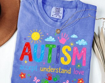 Comfort Colors® Autism Awareness Shirt, Autism Acceptance Shirt, Inclusion Matters Shirt, Autism Awareness Month Shirt, Autism Gift