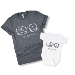 Copy Paste Shirt, Dad and Son Shirts, Dad and Daughter, Funny Shirt, Ctrl C Ctrl V Dad Matching Shirt,  Fathers Day Shirt, Fathers Day Gift
