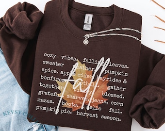Fall Sweatshirt Cozy Season Sweatshirt, Fall Leaf Shirt, Get Cozy Sweatshirt, Womens Fall Sweaters, Fall Graphic Shirt Autumn Hoodie