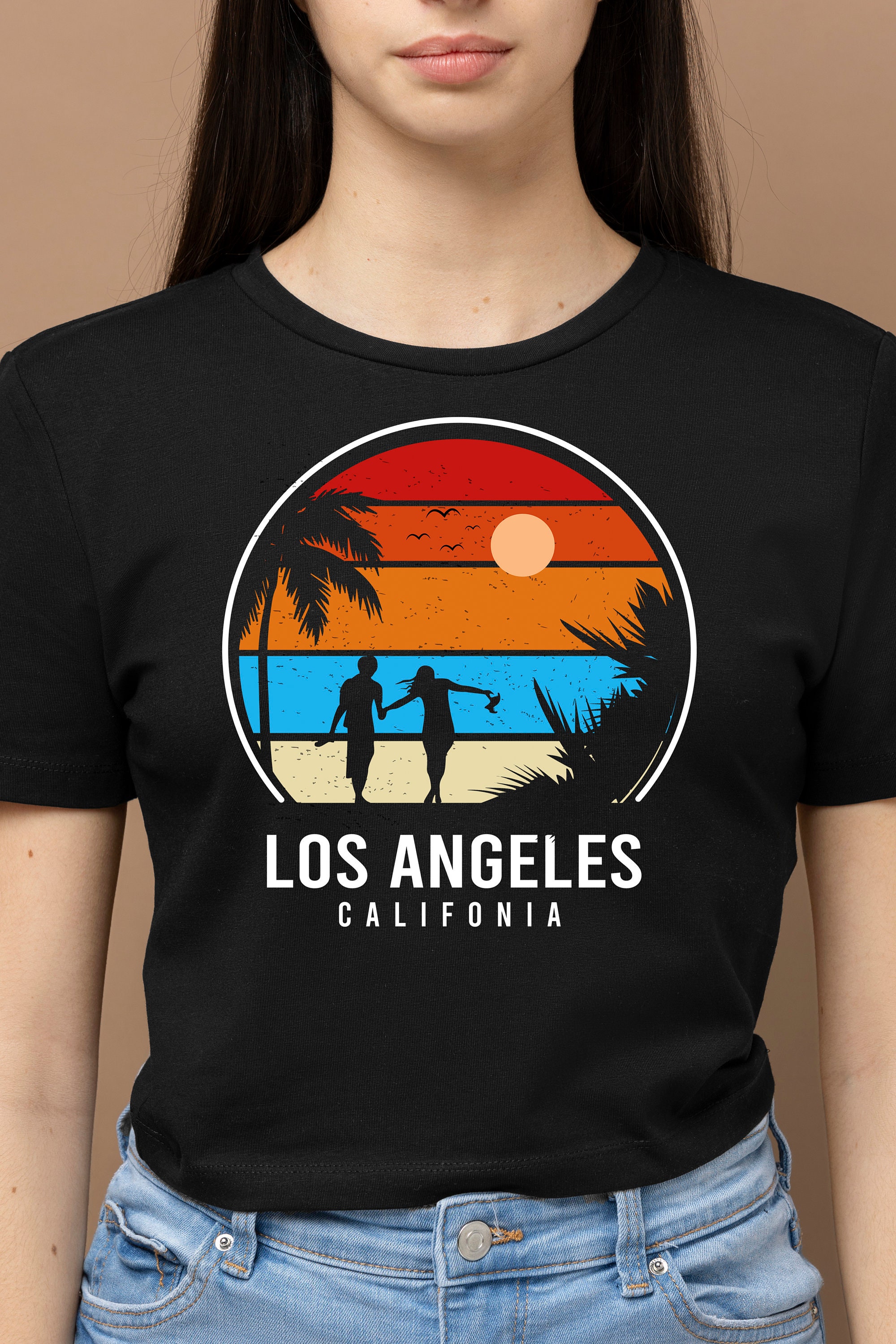 Los Angeles California T-shirt - Etsy