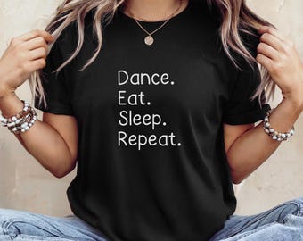 Dance Life Graphic Tee: Unisex Cotton T-Shirt, Dance Lover Gift