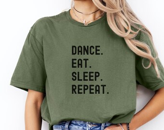 Dance Life Graphic Tee: Unisex Cotton T-Shirt, Dance Lover Gift