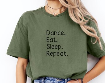 Dance Life Graphic Tee: Softstyle Cotton T-Shirt, Dance Lover Gift