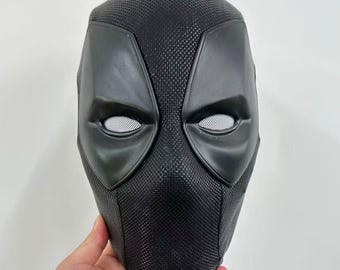 Customize Deadpool Mask,With face shell and magnetic lenses,Wearable Movie Prop,Customizable colors