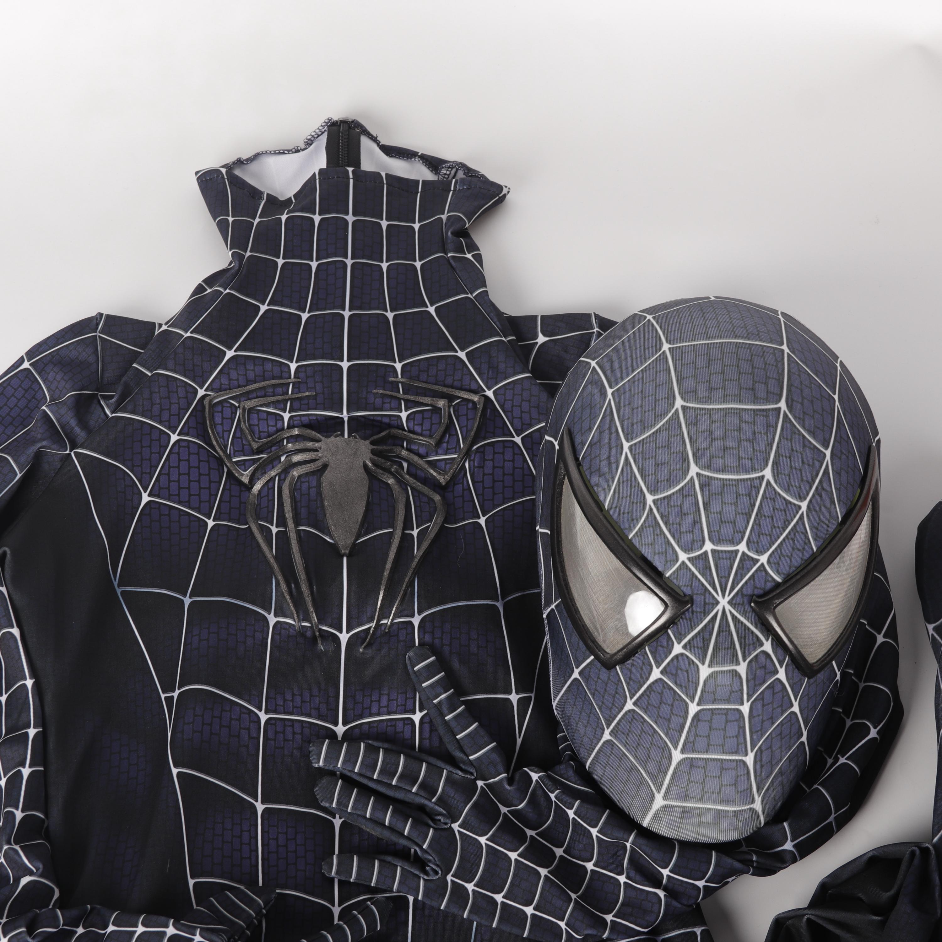 コスプレ　ブラック　スパイダーマン　マスク　トビー　マグワイア　サム・ライミ版 コスプレ ブラック スパイダーマン マスク トビー マグワイア