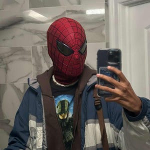 Customized Upgrade Spider man Tasm 1 Mask ,With Face Shell and  Lenses