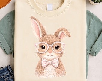 Aquarel paashaas clipart png-bundel, kinderkamerkunst (digitale download)