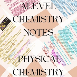 Notes de révision complètes de chimie physique AQA AS-level/A-level