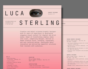 Graphic Designer Resume Template | Keynote & PowerPoint