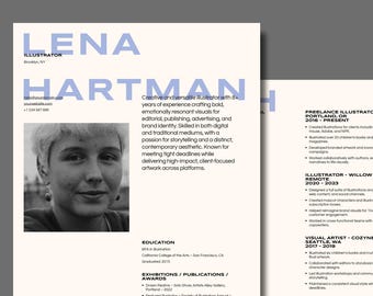 Illustrator Resume Template | Keynote & PowerPoint