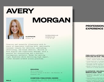 Illustrator Resume Template | Keynote & PowerPoint