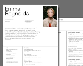 Modern Minimalist Resume Template | Keynote & PowerPoint