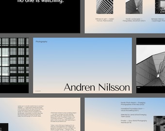 Architecture Photo Keynote | Minimalist Portfolio Template