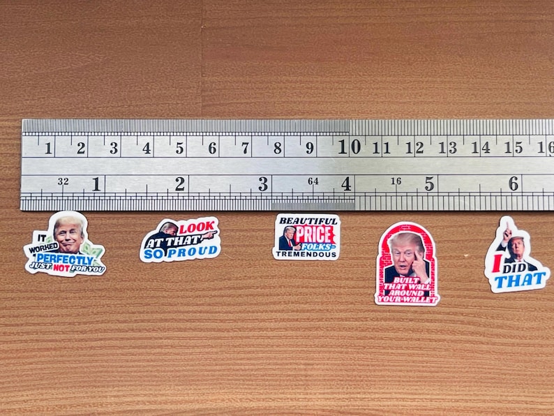 Funny Anti Trump Sticker Pack 'I Did That' (Mini Vinyl Decals) image 5