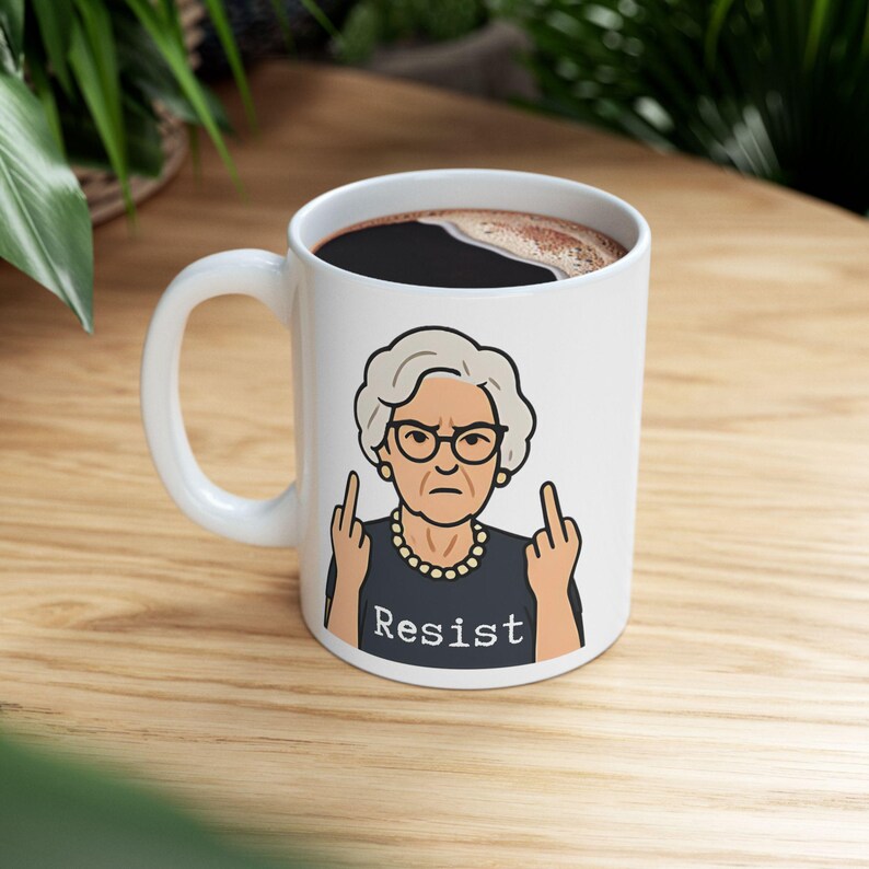 Cheeky Ceramic Coffee Mug: Double Sided, 11oz or 15oz image 3
