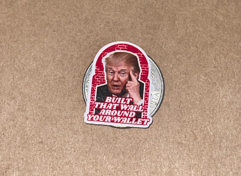 Funny Anti Trump Sticker Pack 'I Did That' (Mini Vinyl Decals) image 9