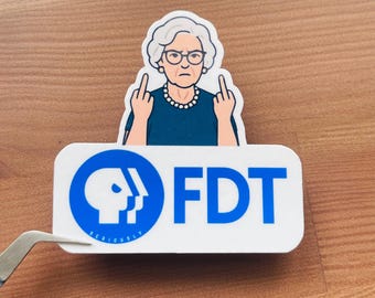 Angry Grandma Sticker Pack - 100 Mini Anti-Trump Decals