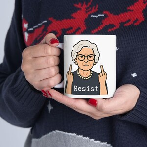 Cheeky Ceramic Coffee Mug: Double Sided, 11oz or 15oz image 2