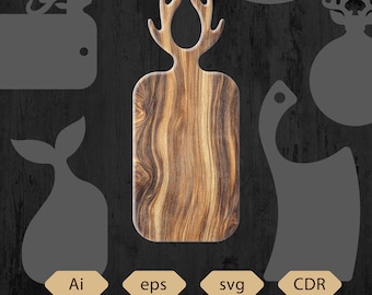 cutting board, hunting fishing cutting board, wood carving layout, cutting board silhouette, kitchen design, Kitchen Handle Cutting Board