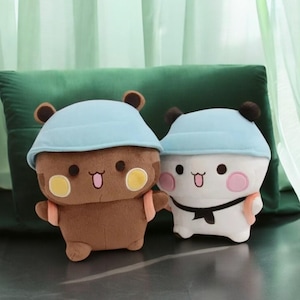 Bubu and Dudu Panda Plush Toy – Kawaii Cartoon Stuffed Animal – Cute Panda Plushie Gift for Kids, Girls, Couples