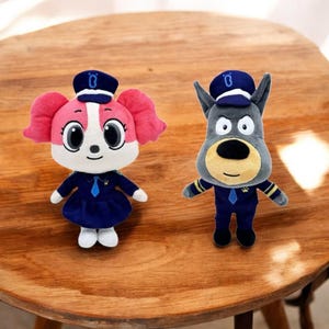 Sheriff Labrador Plush Toy | Cartoon Dog Stuffed Animal, Soft Labrador Doll, Animated Character Plush for Kids, Birthday Gift for Dog Lovers