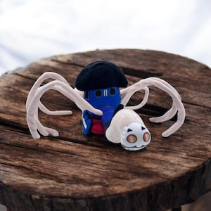 Spider Train Plush Toy – Choo Choo Charles & Thomas Mashup – Soft Stuffed Doll – Unique Plushie for Kids and Collectors – Funny Plush Doll