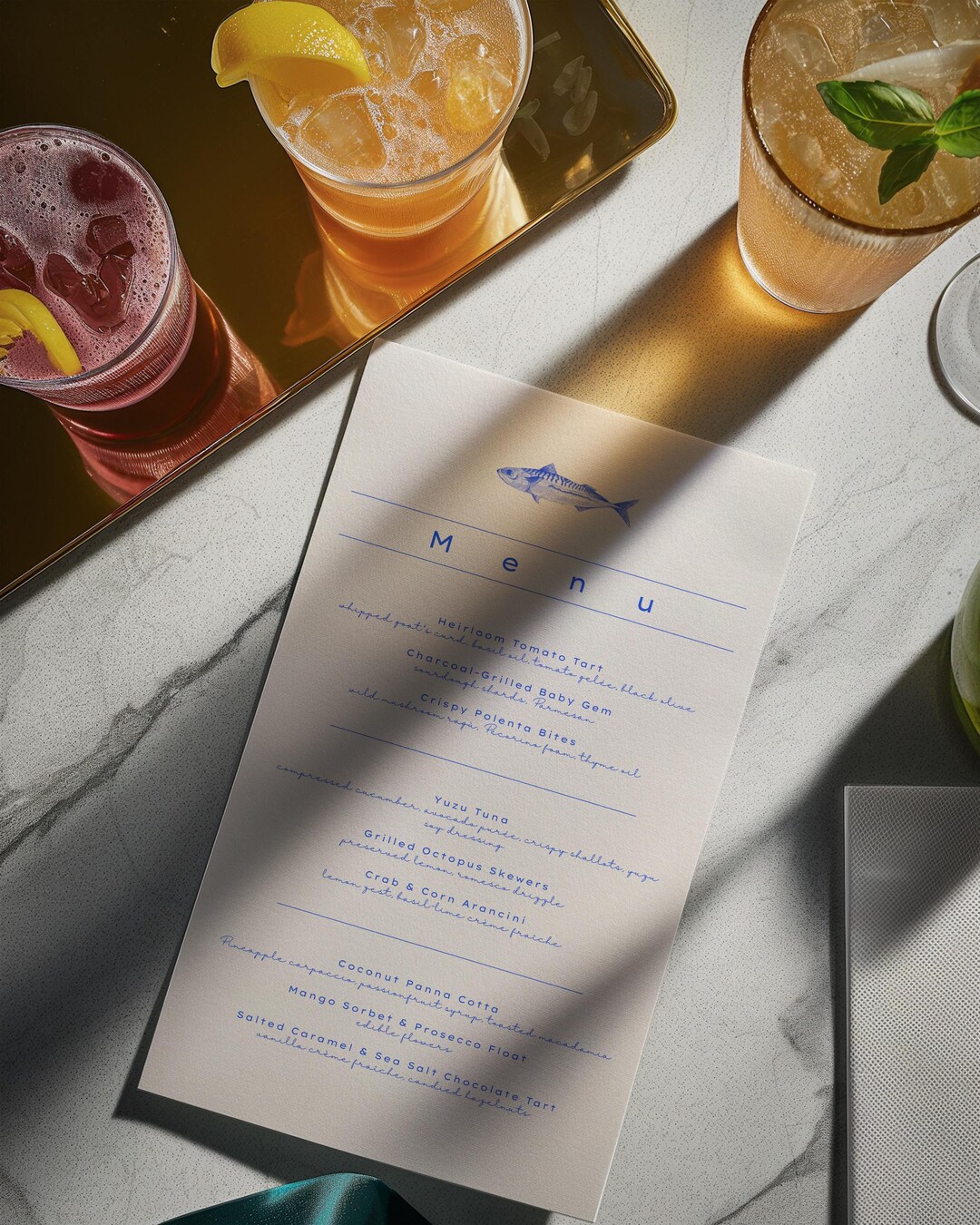 Editable Restaurant Menu Template: Customisable Design (digital ...