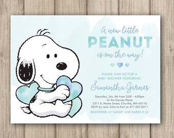 Snoopy Baby Shower Etsy