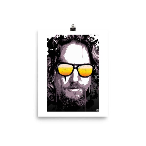 The Dude Big Lebowski Pop Art Wall Art Home Decor Prints