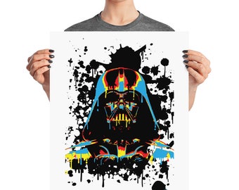 Darth Vader Star wars Pop Fan Art Home Decor Print