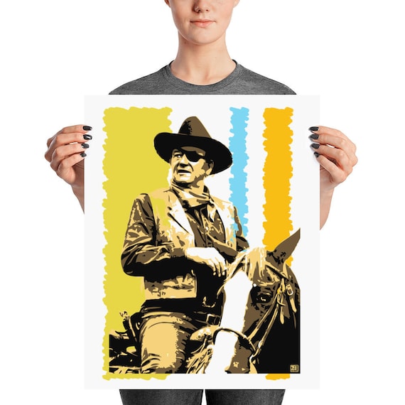 John Wayne True Grit Western Pop Home Wall Decor Art Prints
