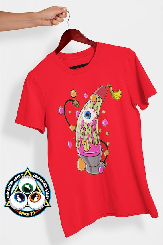Surreal Eyeball Lava Lamp T-Shirt – Trippy Retro Psychedelic Art Tee