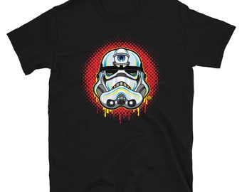 Trippy 3 Eye Storm Trooper Short-Sleeve Unisex T-Shirt