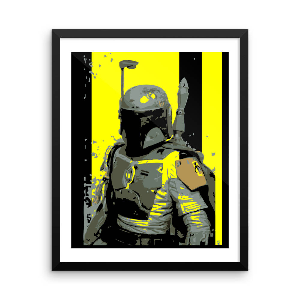 boba fett wall art