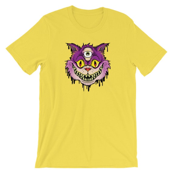 We're All Mad Here Chesire Cat Inspired Short-Sleeve Unisex T-Shirt