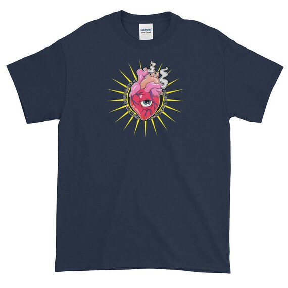 Sacred Cyclops Heart Fashion Clothing Apparel Art Short-Sleeve T-Shirt
