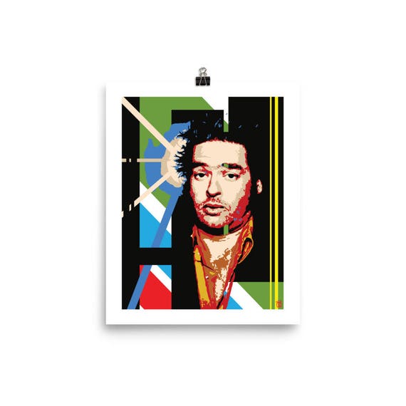 Fat Mike NOFX Pop Art Print – Punk Rock Wall Decor for Music Fans