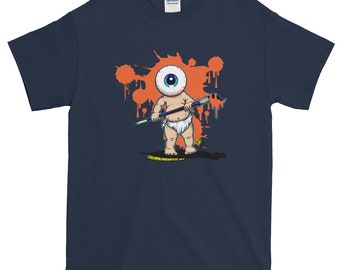 Big Eye Baby Artist Printed on a Gildan 2000 Ultra Cotton T-Shirt