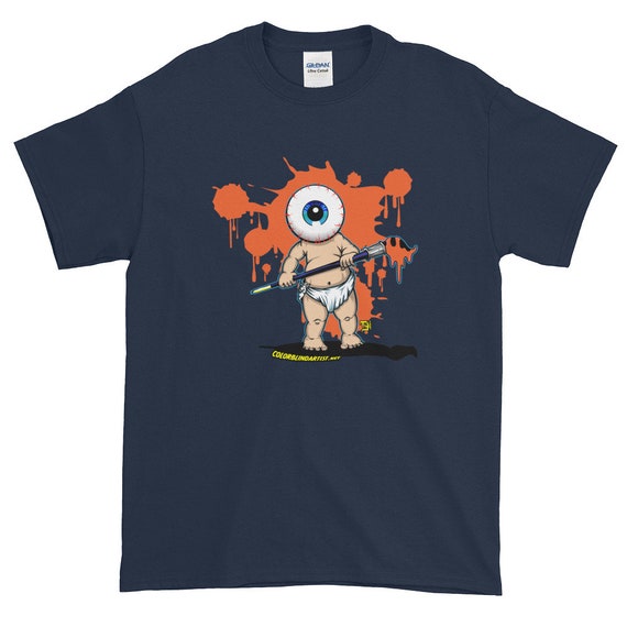 Big Eye Baby Artist Printed on a Gildan 2000 Ultra Cotton T-Shirt